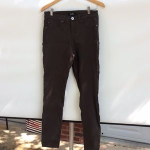 Royalty olive green jeans size 12 stretch